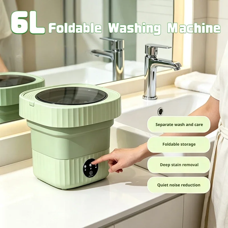 Baby Clothing Washing Machine - 6L 접이식 휴대용 세탁기 미니 세탁기