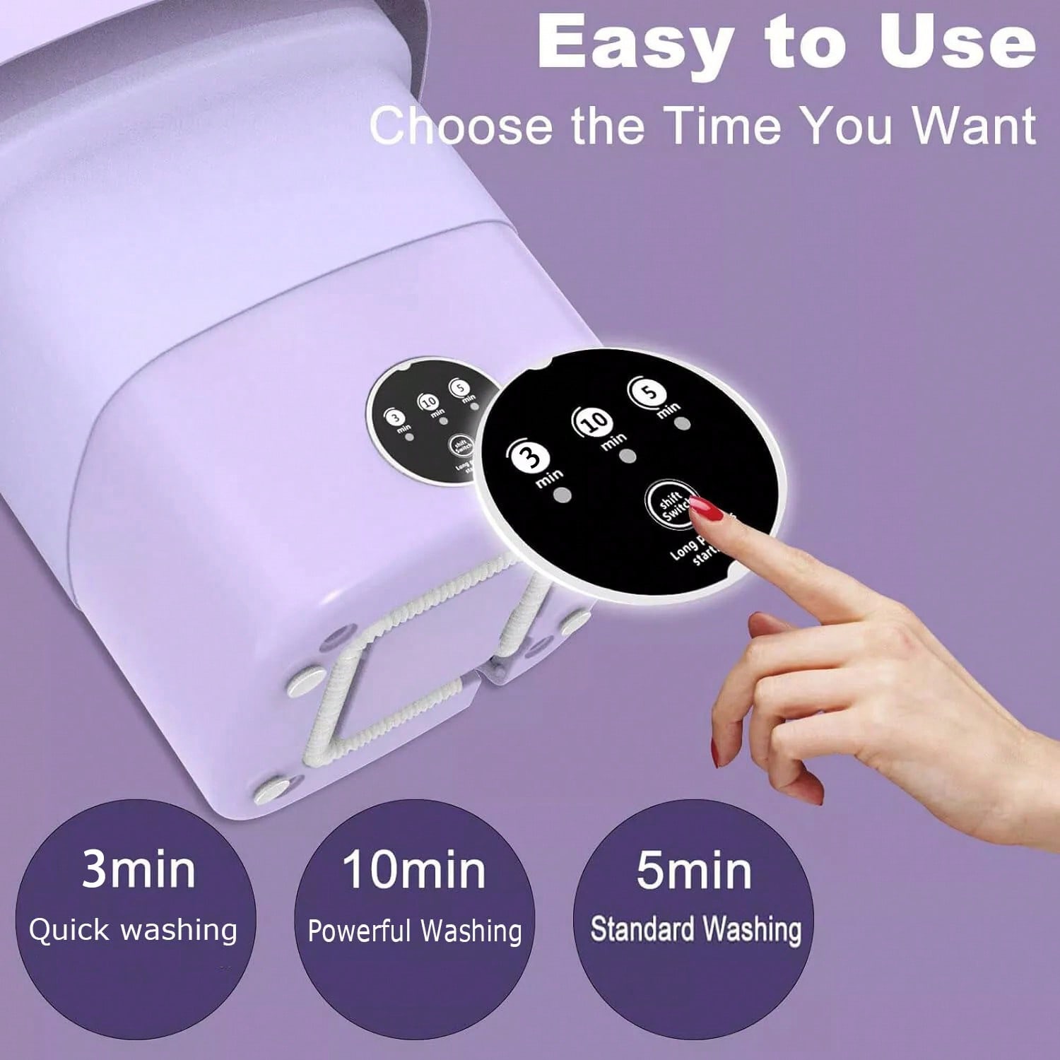 Baby Clothing Washing Machine - 8L 휴대용 세탁기 미니 세탁기 접이식