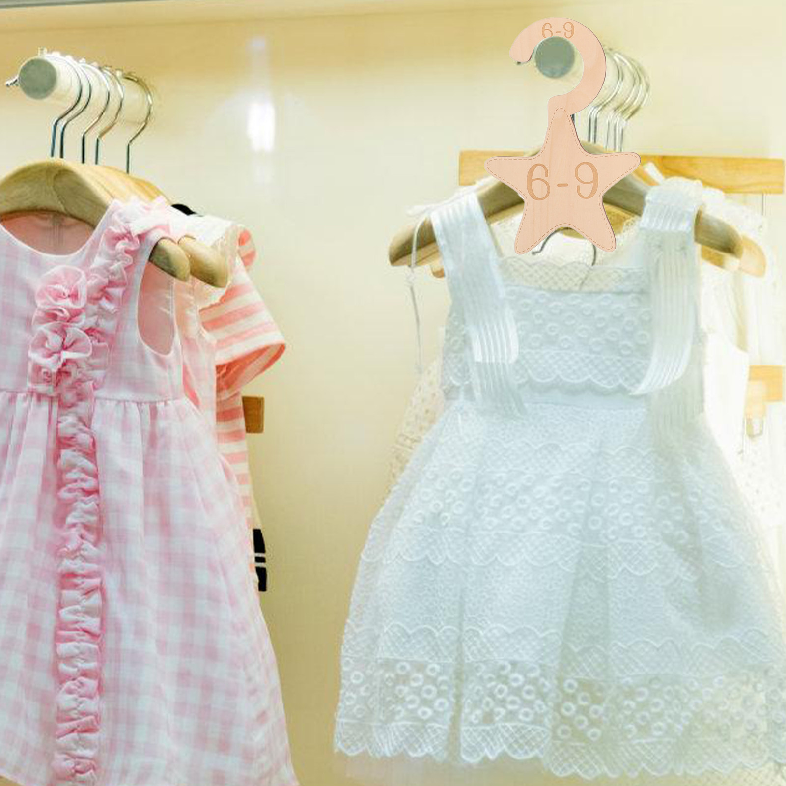7개입 아기옷 수납장 분리대 나무 사이즈 분리대 유아용 - Baby Clothing Storage 리뷰 및 가격