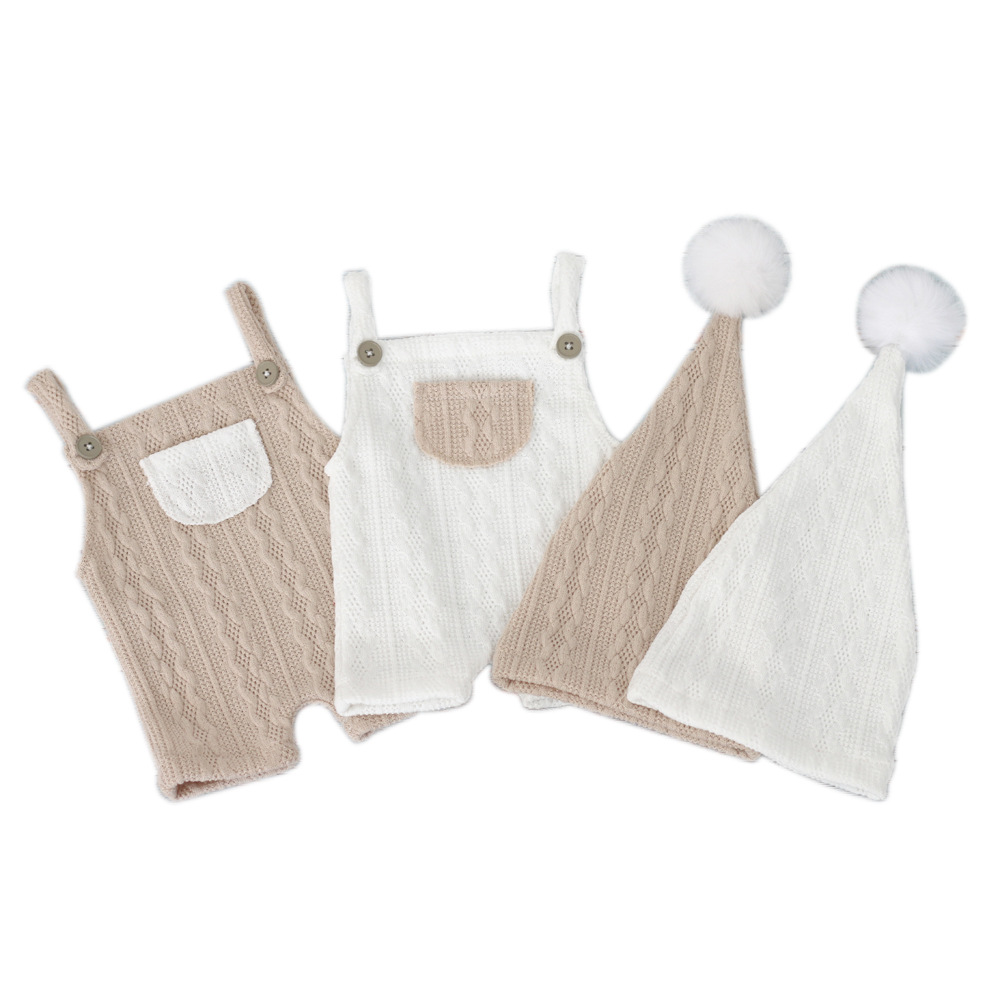 신생아 사진 소품 복장 모자 아기 Romper 바디 슈 - Baby Clothing Onesies 리뷰 및 가격