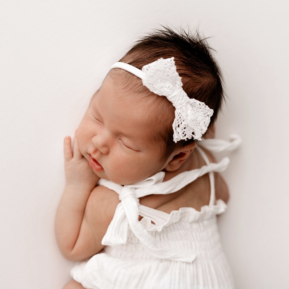 부드러운 신생아 사진 소품 흰색 모슬린 프릴 롬퍼 아기 - Baby Clothing Onesies 리뷰 및 가격