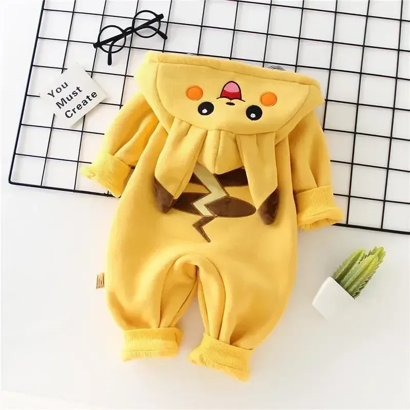 만화 포켓 몬스터 아기 잠옷 신생아 귀여운 겨울 긴팔  - Baby Clothing Onesies 리뷰 및 가격