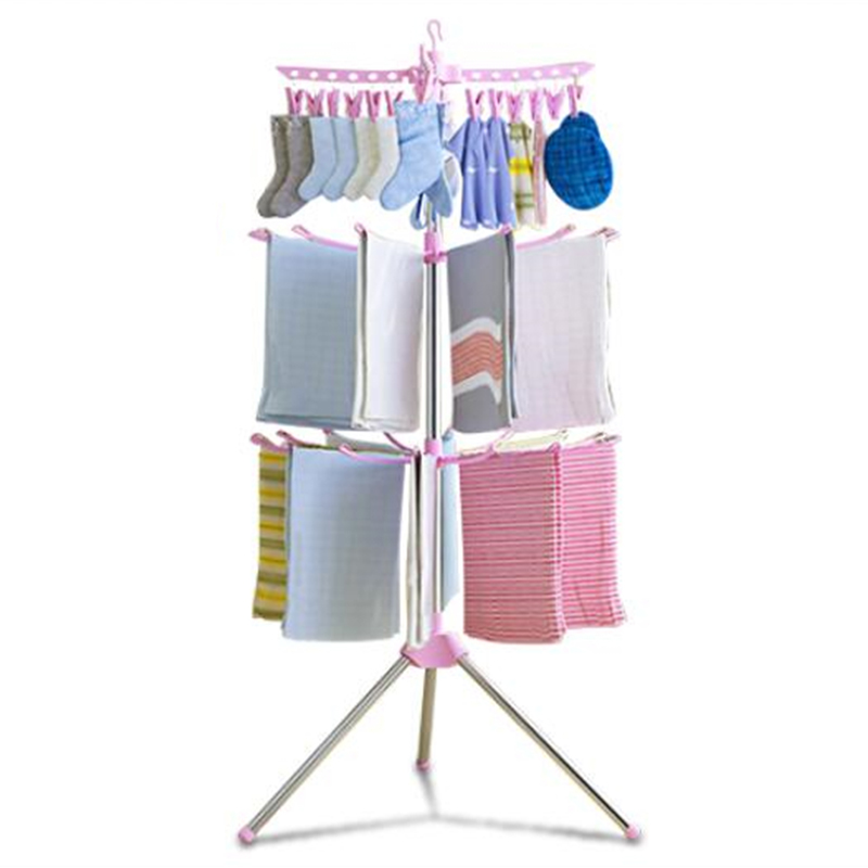 휴대용 아기옷 건조대(클립 포함), 접이식 삼각대 세탁 - Baby Clothing Drying Rack 리뷰 및 가격