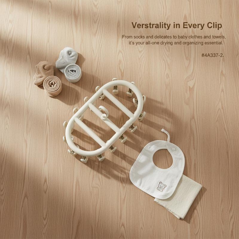 혁신적인 원형 디스크 건조대(멀티클립 기능 포함) 아기 - Baby Clothing Drying Rack 리뷰 및 가격
